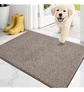 PURRUGS Dirt Trapper Door Mat 20" x 32", Non-Slip/Skid Machine Washable Entryway Rug, Shoes Scrap...