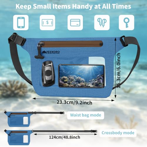 IPX8 Waterproof Reusable Fanny Pack