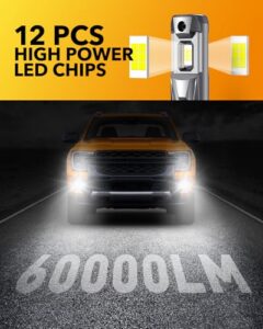 12 Times Ultra-Bright 6500K Cool White