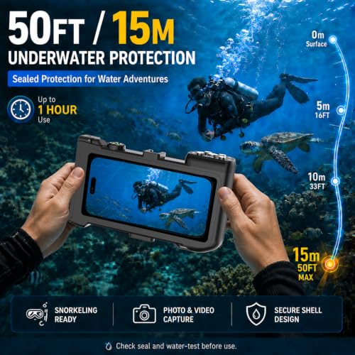 Fits up to 7.3 Inch (Black)