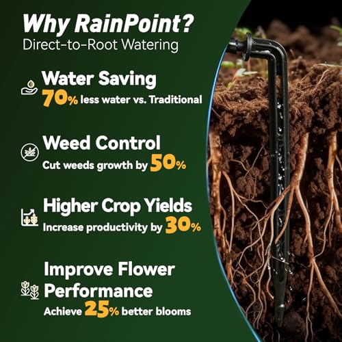 USB-C Powered Automatic Drip Irrigation Kit System for Garden Outdoor/Indoor