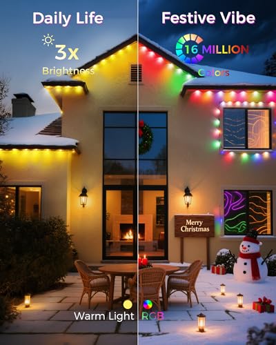 IP67 Waterproof Lighting with Multi Scene Modes for Christmas