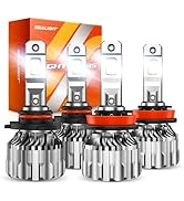 SEALIGHT H1 Bulbs 33000LM Super Bright, 1:1 Size Stock S6 H1 Fog Light No Adapter Required No Cor...