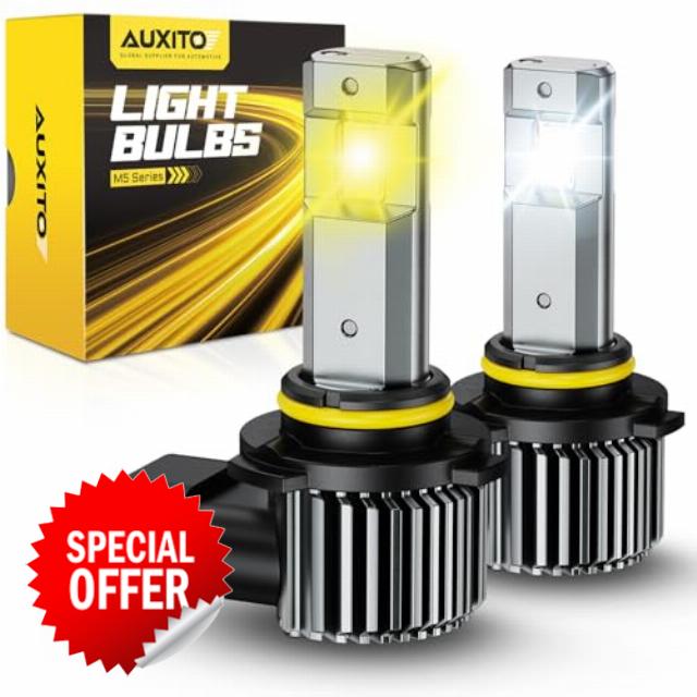AUXITO 9005 HB3 Switchback Light Bulbs