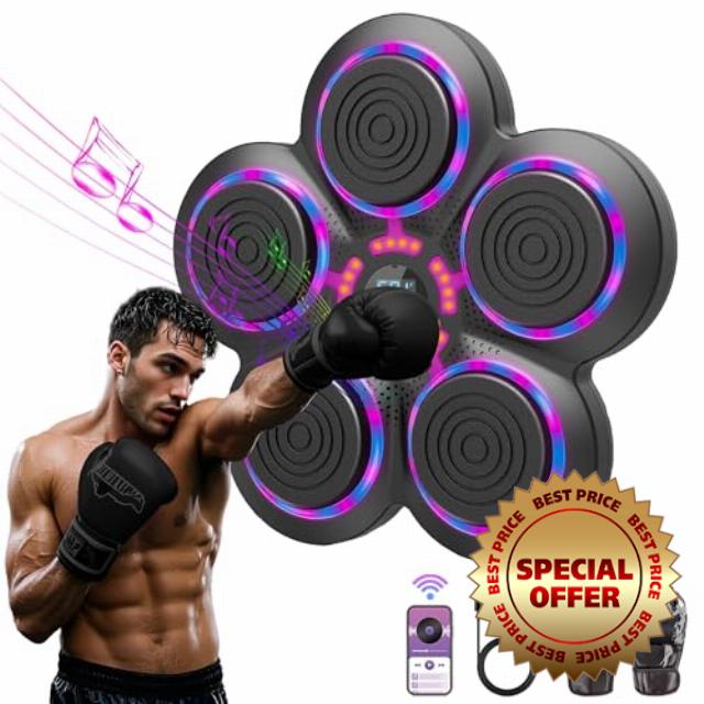 2026 Music Boxing Machine with Boxing Gloves