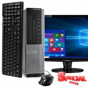 Dell Desktop Computer Package Compatible with Dell Optiplex 7010 Intel Quad Core i5 3.2GHz