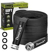Garden Hose 100ft, Made of TPU(Not PVC), Ultra-Light & Flexible Water Hose, Built-in Valve, Non-S...