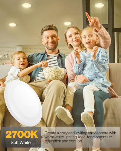 LED Flush Mount Recessed Can Lighting