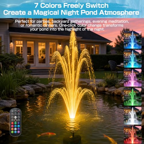 Submersible Fountain Pump for Koi Ponds
