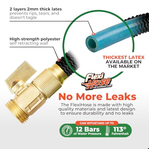 3/4 Inch Solid Brass Fittings and Double Latex Core