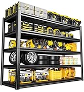 POKIPO Large Power Tool Organizer Wall Mount, Heavy Duty 4 Tier 12 Drill Holder, Garage Tool Orga...