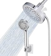 Nuodan High Pressure Shower Head - 5 Spray Modes Powerful Pressure Boosting Showerhead For Bathro...