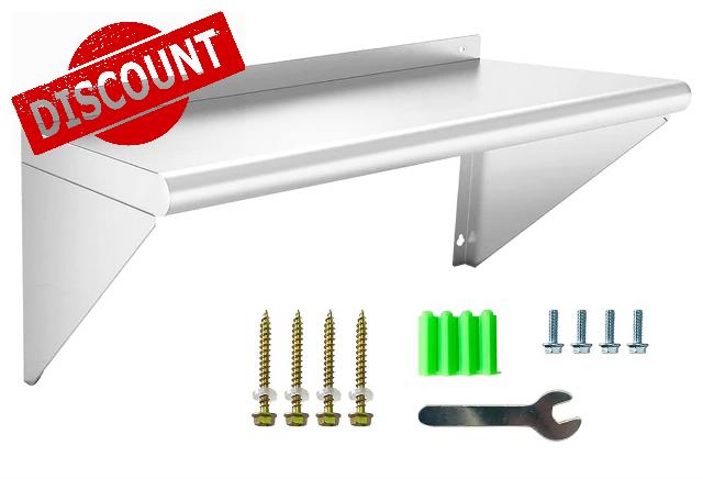 Stainless Steel Shelf 12" x 24"