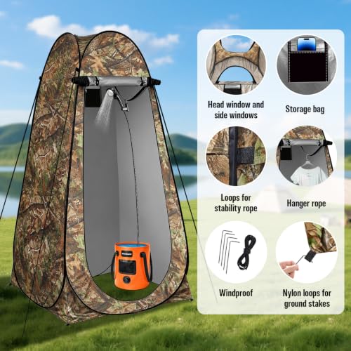 6000mAh Rechargeable Shower Pump