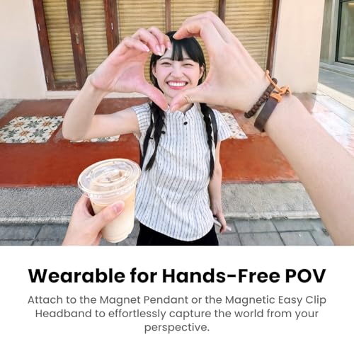 Magnetic Wearable Action Camera for Creative Flexibility