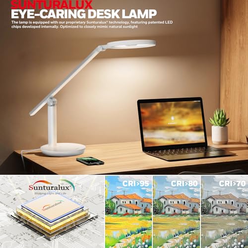 Touch Control Tall Desk Reading Light