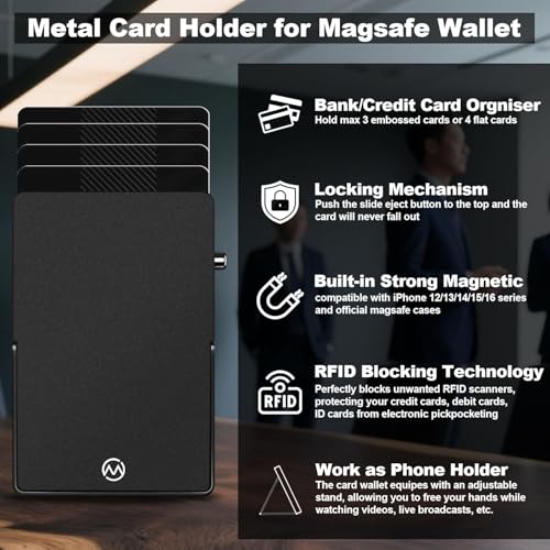 Pop up Phone Card Holder Quick Access to Bank/Credit Cards
