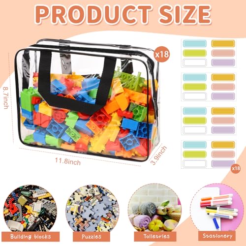 Travel Organizer Bags with Zipper Closure for Puzzles