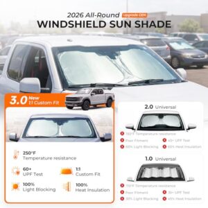 100% Sun Block] Sunshade for Car Windshield
