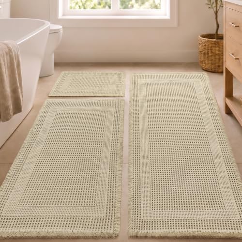 Non Slip Bathroom Rugs Mats Set