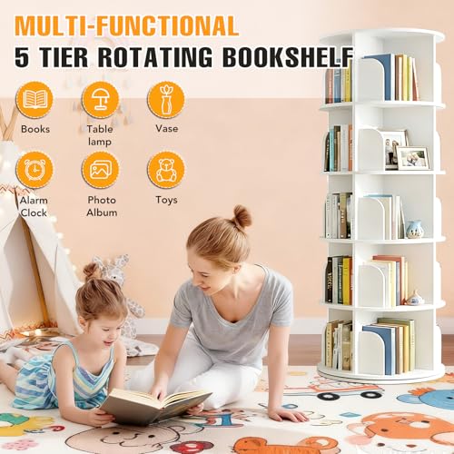 Vertical Rotate Turning Spiral Corner Organizer Lazy Susan