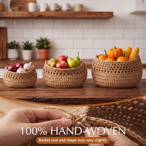 Boho Detachable Wall Mount Fruit and Vegetable Storage Organizer for Pantry