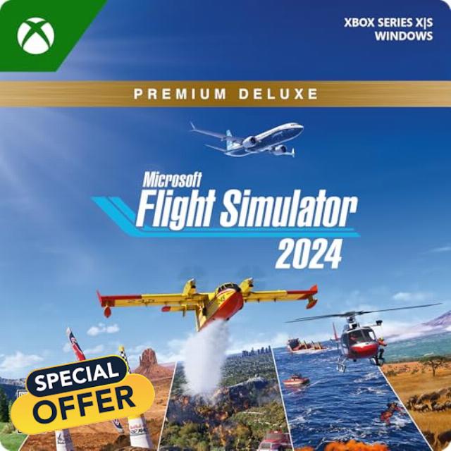 Microsoft Flight Simulator 2024 | Premium Deluxe Edition | XBOX Series X|S and Windows Digital