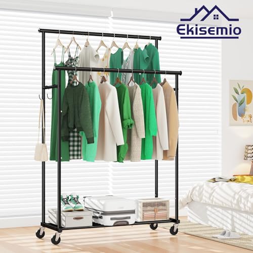 Heavy Duty Garment Rack with Shelves