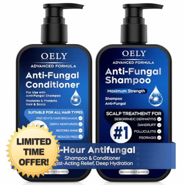 Anti-dandruff Shampoo & Conditioner Set: For Folliculitis