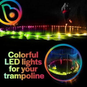 Color Changing - Motion Sensing - Changes Colors When You Jump - Fits 8FT 10FT 12FT 14FT 15FT Trampolines - Battery Powered