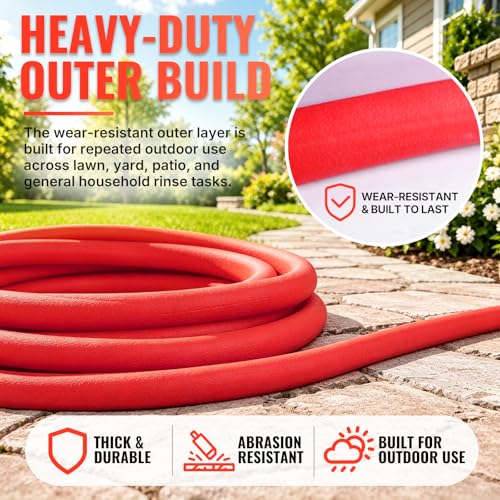 Flexible Lightweight Hybrid Hose for Yard & Patio Use