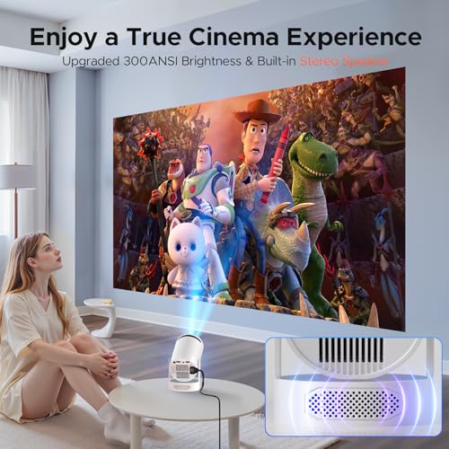4K Support Portable Movie Projector