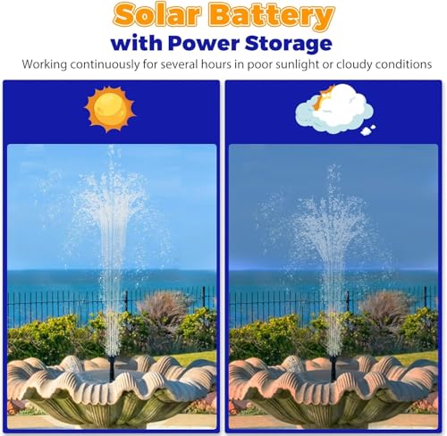 Floating Standing Water Pump for Bird Bath
