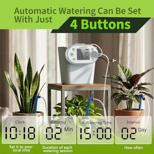 Auto Drip Irrigation Kit Programmable Water Timer with Smart Humidity Detectio