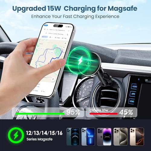 3rd Gen Tacoma Cell Phone Cradles with 20x Super Strong Magnet Phone Holde