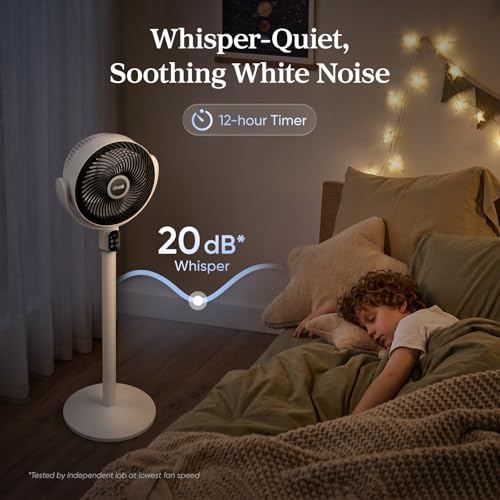 90° Oscillating Floor Fan
