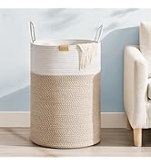 Nunsino 75L Laundry Hamper Basket,Baby Nursery Woven Storage Basket for Toys Bin,Pillows,Blankets...