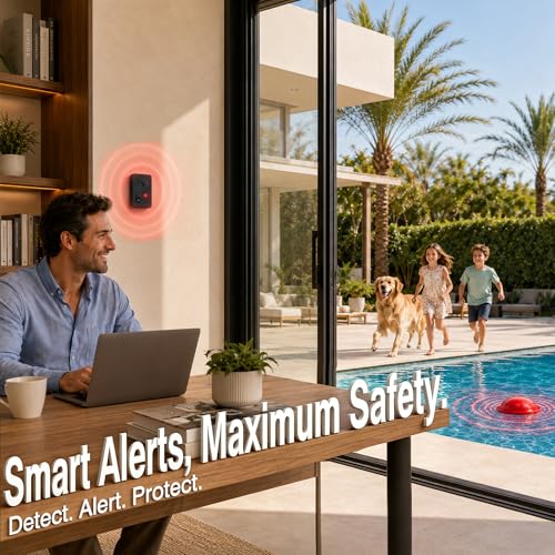 85dB+ Alert – Protection for Kids & Pets (Red)