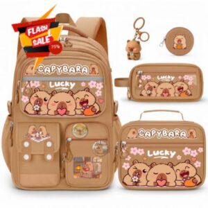 Capybara Backpack for Girls