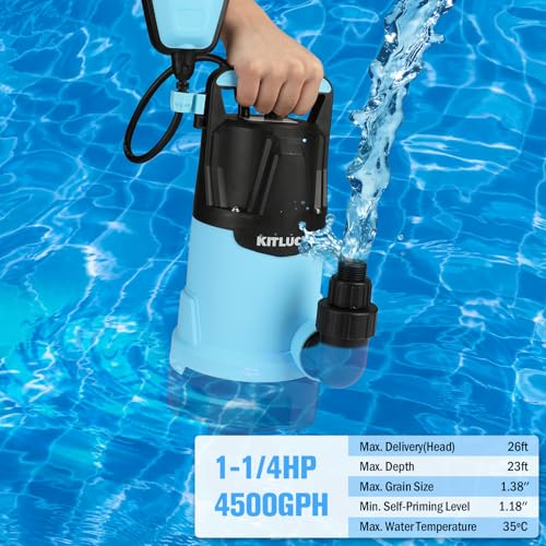 Portable Utility Water Pump for Swimming Pool