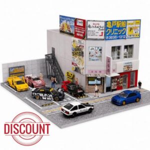 1/64 Diorama Japanese Garage Model