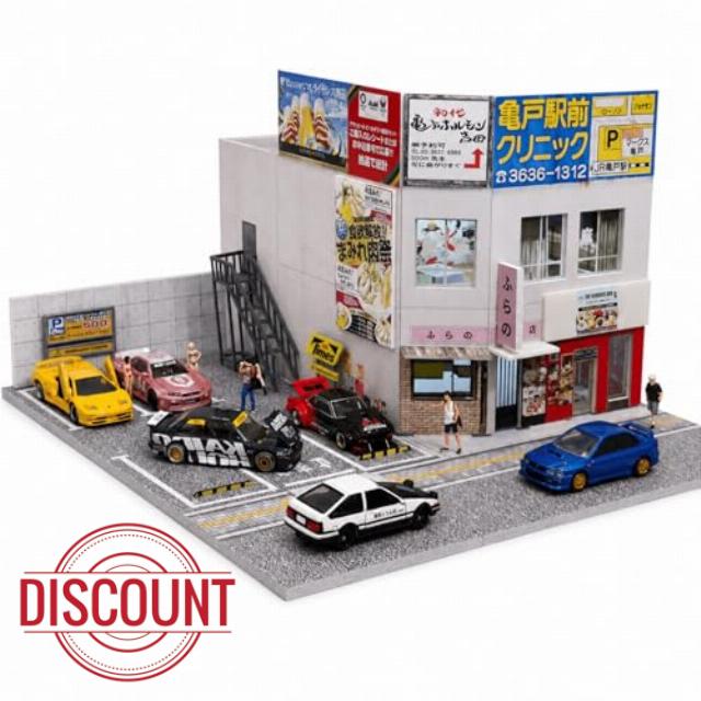 1/64 Diorama Japanese Garage Model