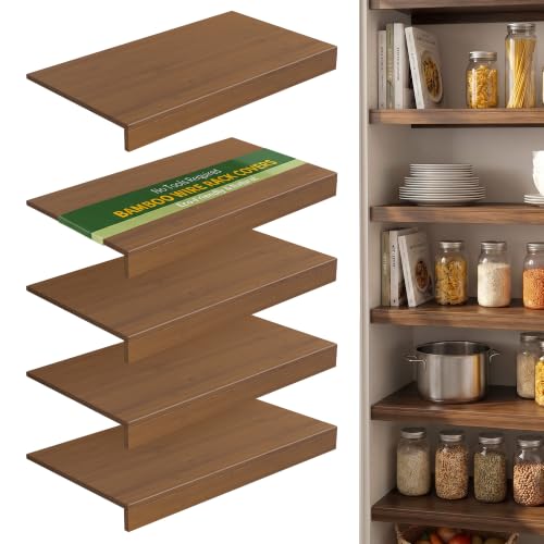 Bamboo Wire Rack Covers (4PCS