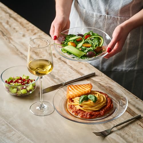 Salad Plates & Serving Cereal Soup Bowls Dishes for Kitchen Dining & Parties
