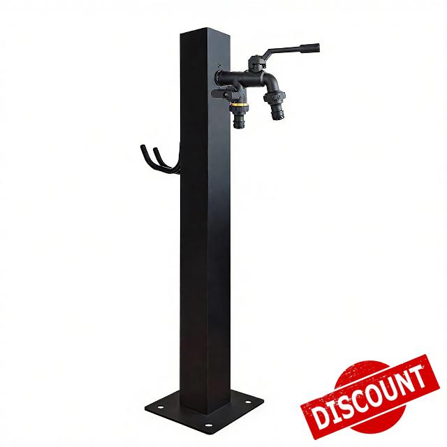 Outdoor Water Column with Faucet