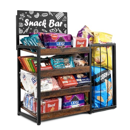 4 Tier Snack Display for Countertop