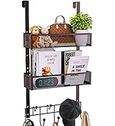 over the door hooks with basket