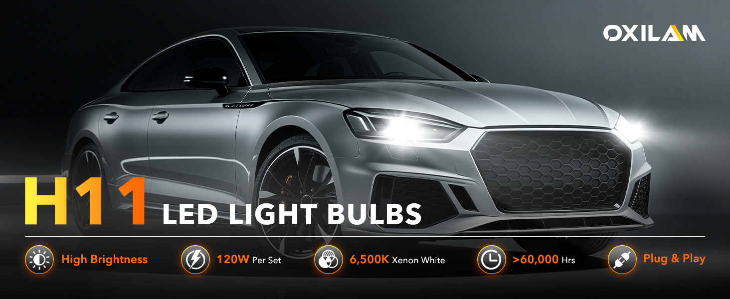 OXILAM H11/H9/H8 LED BULBS