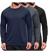 COOFANDY Long Sleeve Shirts for Men Moisture Wicking Activewear T-Shirts Sun Protection Shirts
