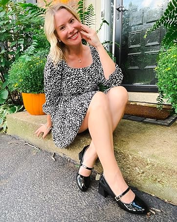 black heels